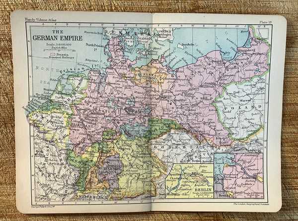 Map of The German Empire