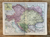 Map of Austria & Hungary