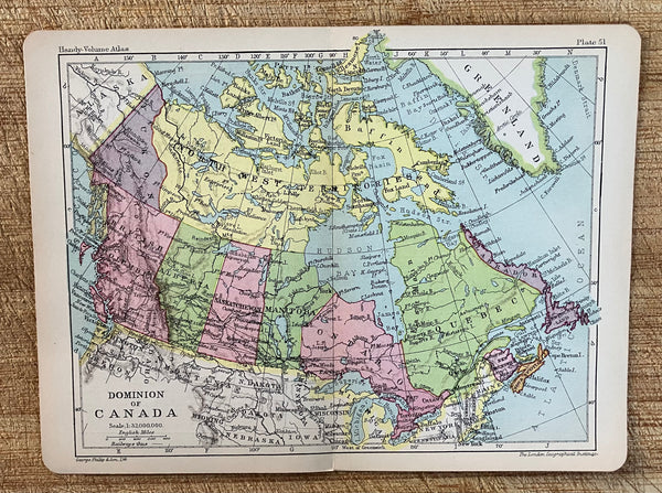 Map of the Dominion of Canada