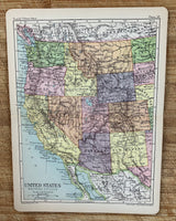 Map of Western USA