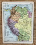 Map of North West South America
