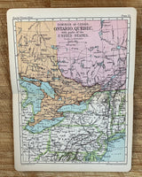 Map of Ontario & Quebec