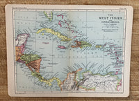 Map of The West Indies and Central America