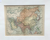 c1900 Map of Asia