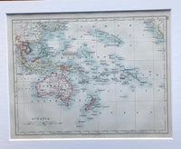 1909 Map of Oceania