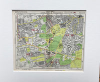 1947 Mounted Street Plan of Charlton and Woolwich.