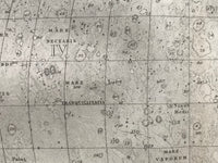 Unmounted 1855 Selongraghic Map of the Whole Visible Hemisphere of the Moon